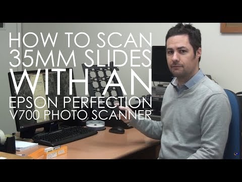 How to scan 35mm slides with an Epson Perfection V700 Photo scanner