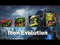 Evolution of Warcraft Icons | (1994 - 2020)