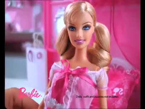 (Asia exclusive) Barbie Pink Bed & Bath playset commercial (2010)