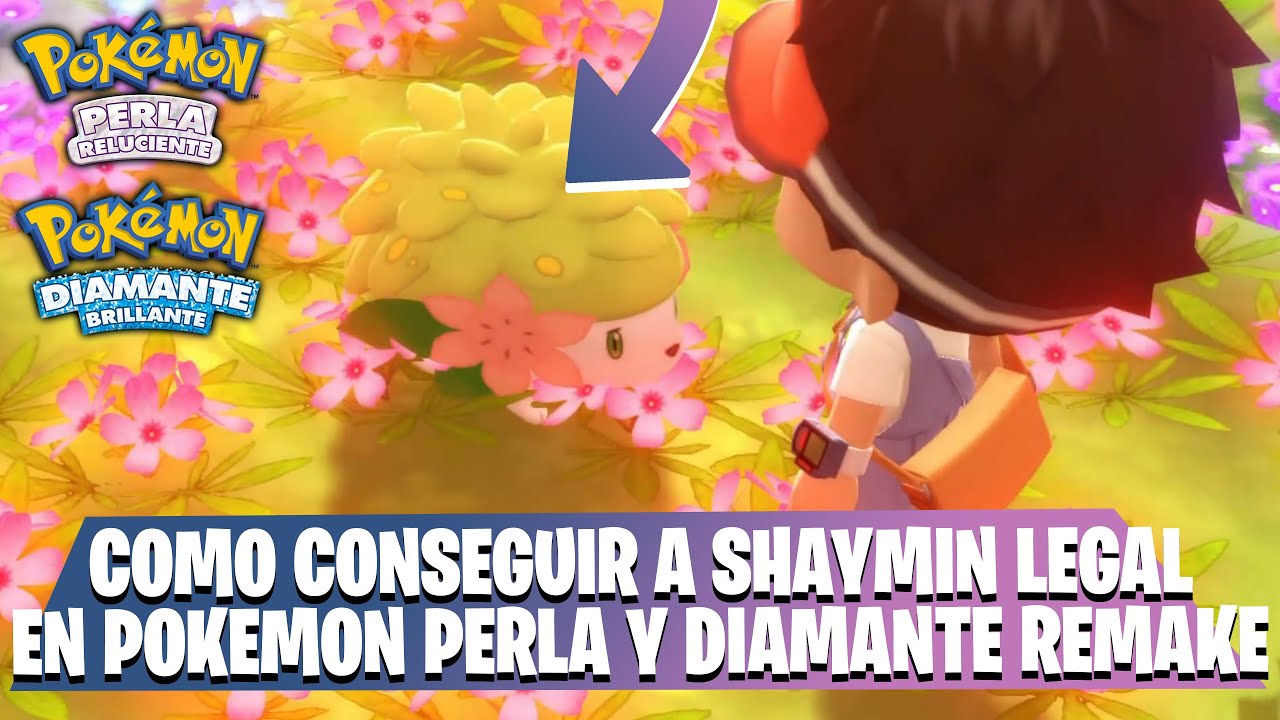 Como cambiar a SHAYMIN entre FORMA CIELO y TIERRA en POKEMON DIAMANTE  BRILLANTE Y PERLA RELUCIENTE 