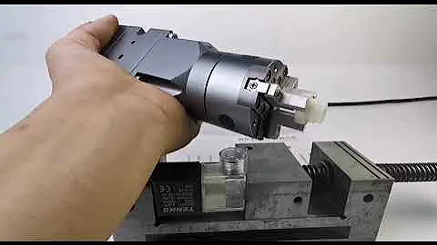 Electric gripper plus rotating mechanismElectric rotary gripper