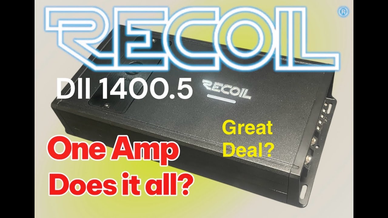One Amp System, Huge Power  5 channel Recoil DII1400.5
