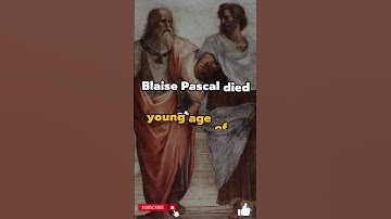 Unknown Facts About Blaise Pascal #shorts  #blaisepascal #shortsfeed
