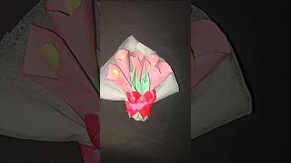paper flower buke made 🎀🎀 #flowers #trending #foryou #handmade