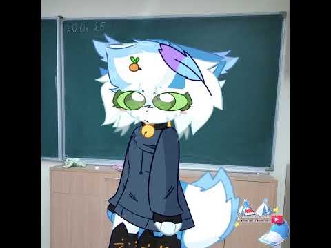 Моня у доски 😇 (идея наполовину не моя, наполовину моя) #анимация #cat#моня#моняша #alightmotion#мяу