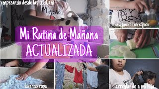 ✅MI RUTINA DE  MAÑANA ACTUALIZADA ✨💯desayunos| limpieza| lavando ropa blanca| comida