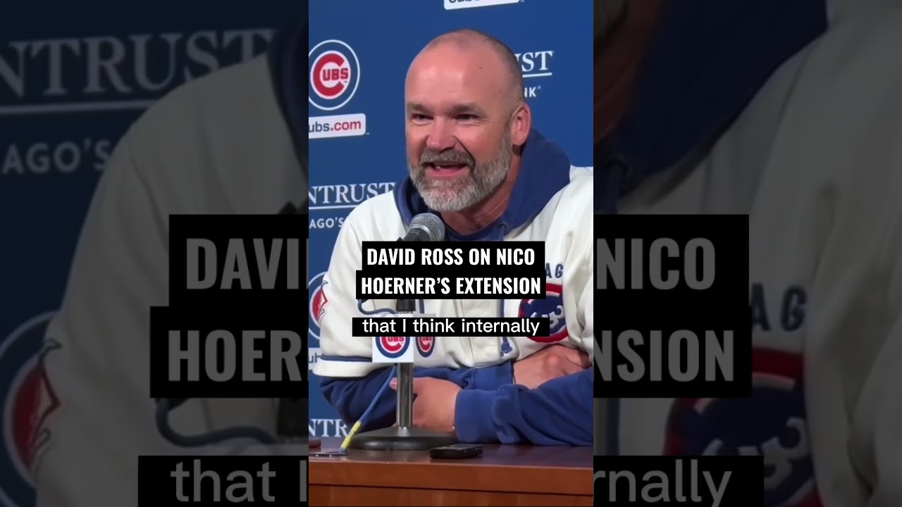 David Ross says Nico Hoerner sets the tone in the #Cubs clubhouse 