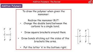 OCR Gateway A (9-1) C6.2.7 - Addition Polymers
