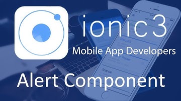Ionic 3 Tutorials #6 Alert Component