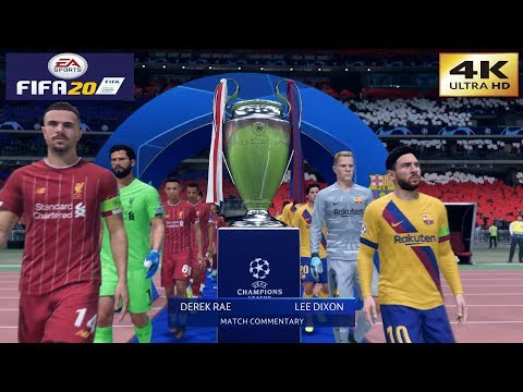 FIFA 20 PC Liverpool Vs Barcelona UEFA CHAMPIONS LEAGUE FINAL GAMEPLAY 4K 60FPS