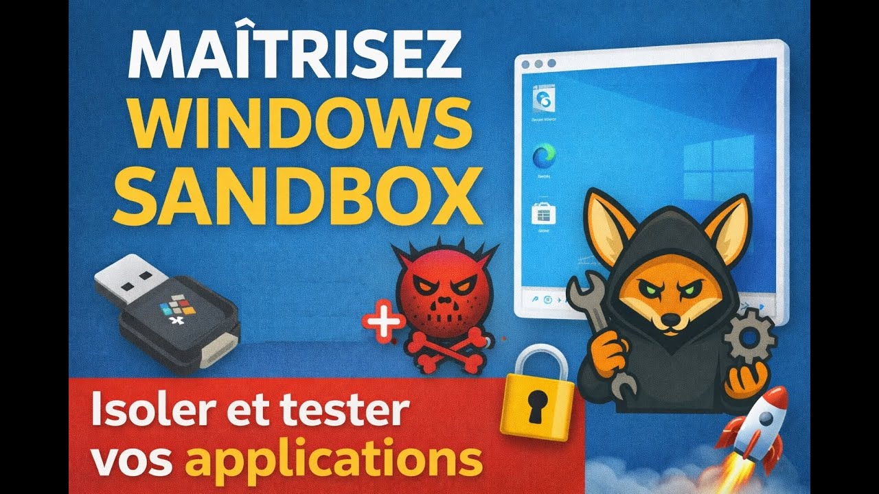 Windows Sandbox : Tester des logiciels en toute sécurité SANS RISQUE | Isolation & Sécurité Windows