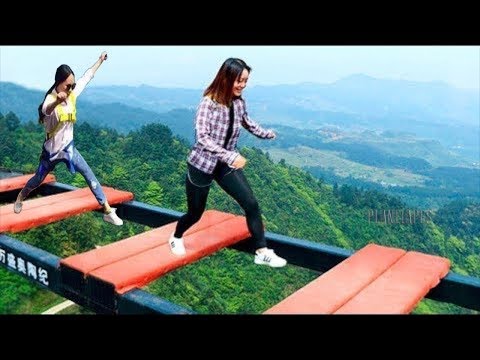 scary-glass-bridge-in-china-|-try-not-to-laugh-|-comedy-video-|-part-3