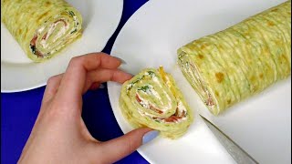 КАБАЧКОВЫЙ РУЛЕТ ПП | Лучшая Летняя ЗАКУСКА