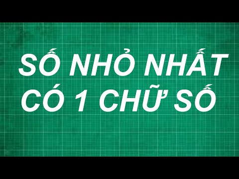 Video: Một Chữ Số Là Gì