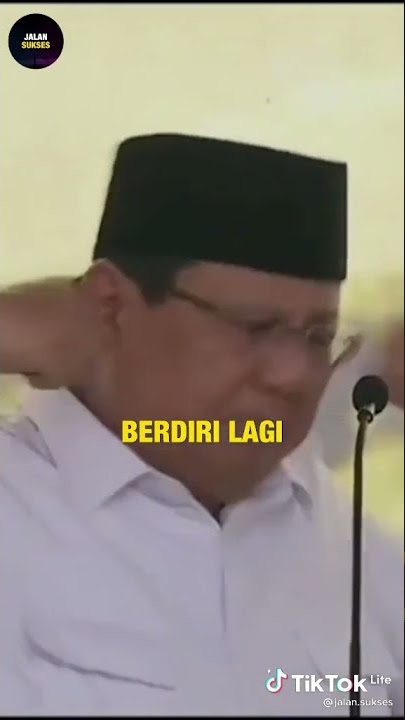 Kata-kata Prabowo kalau Pendekar jatuh dia akan berdiri lagi,status wa paling galau,story wa, story