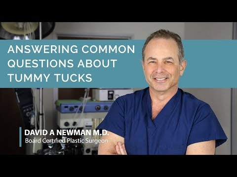 Tummy Tuck FAQ Part 2 by Dr. David Newman, Board Certified Plastic Surgeon