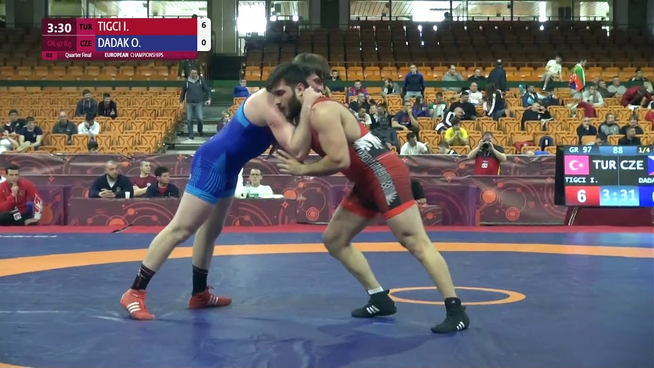 1/4 GR - 97 kg: I. TIGCI (TUR) v. O. DADAK (CZE)