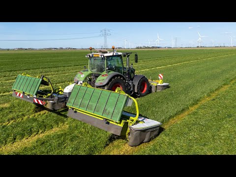 Grass silage 2024 | Fendt 724 S4 + Claas triple | + Forage harvesting crew!