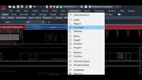 Arc length command in AutoCAD