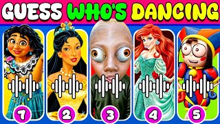 GUESS MEME & WHO'S DANCING 💃🎵 🔥| RANGO TENGE, POMNI, Salish Matter,MrBeast, Tenge Song, Elsa,Diana