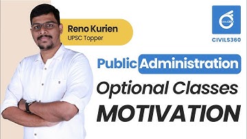 Motivation 🔥  | UPSC Public Administration | Optional Class by Reno Kurien  ✅ Class 3