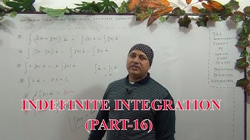 indefinite integration (part-16)