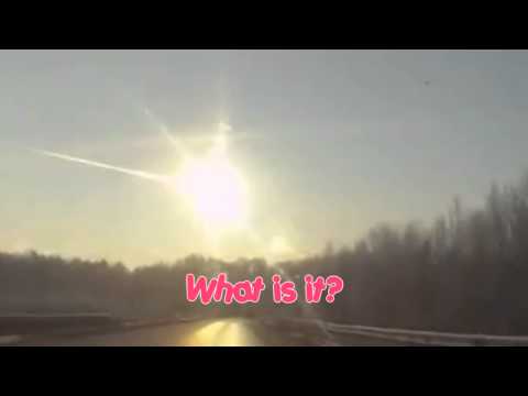 Meteorite Crashes Into Russia Or Is it a UFO 15/02/13 HD