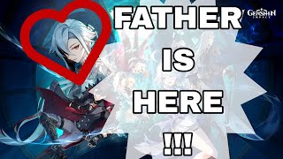 Playing Genshin Impact For DAD- I Mean FATHER!!!