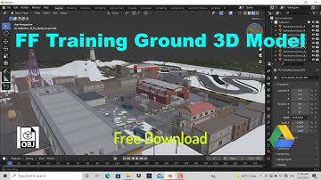 Free Fire Training Ground 3D Model Free Download | Free Fire Training Ground 3d model | ff 3d place
