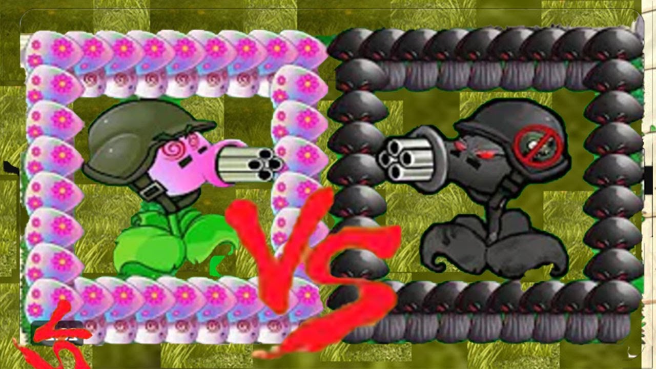 Doom Gatling Pea Vs Hypno Pea Vs All Zombies Vs Dr Zomboss - Plants Vs ...