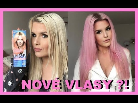 Ruzova Blond Za 30 Minut Pink Blond In 30 Minutes Schwarzkopf Cotton Candy Youtube