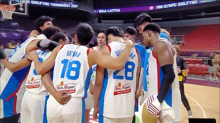 PHILIPPINES vs GEORGIA (LAST QUARTER). FIBA OLYMPIC QUALIFYING TOURNAMENT 2024