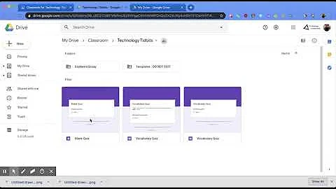 Google Classroom - Class Drive Folder