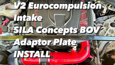 Alfa Romeo Stelvio/Giulia 2.0L V2 AIR INDUCTION SYSTEM/ SILA concept BOV adapter plate install.