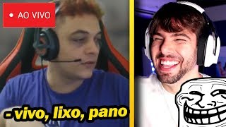 STREAMERS QUE FORAM TROLADOS AO VIVO **passaram vergonha**