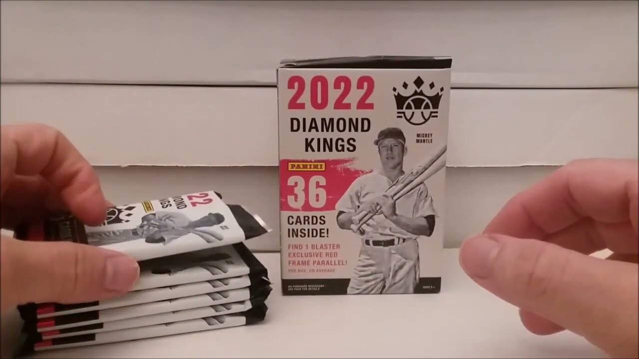 2022 Panini Diamond Kings Baseball Cards Blaster Box Opening YouTube