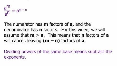 Powers and Roots: Law of Exponents - I
