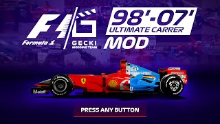 Playing An INSANE F1 CLASSIC CAREER Mod For A Modern F1 Game!