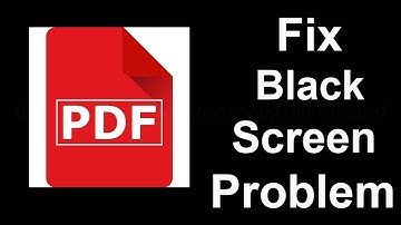 Fix PDF Reader Black Screen Error | PDF Reader Black Screen issue Solved | PSA 24