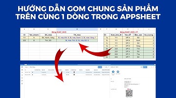 Hướng dẫn tạo cột gom chung thông tin trong Appsheet | Hòa data