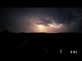 Lightning storm highlights over Buxton and Macclesfield, Derbyshire from Whaley Bridge