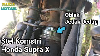 Adjusting the Steering of the Honda Supra X | Nahla Lestari
