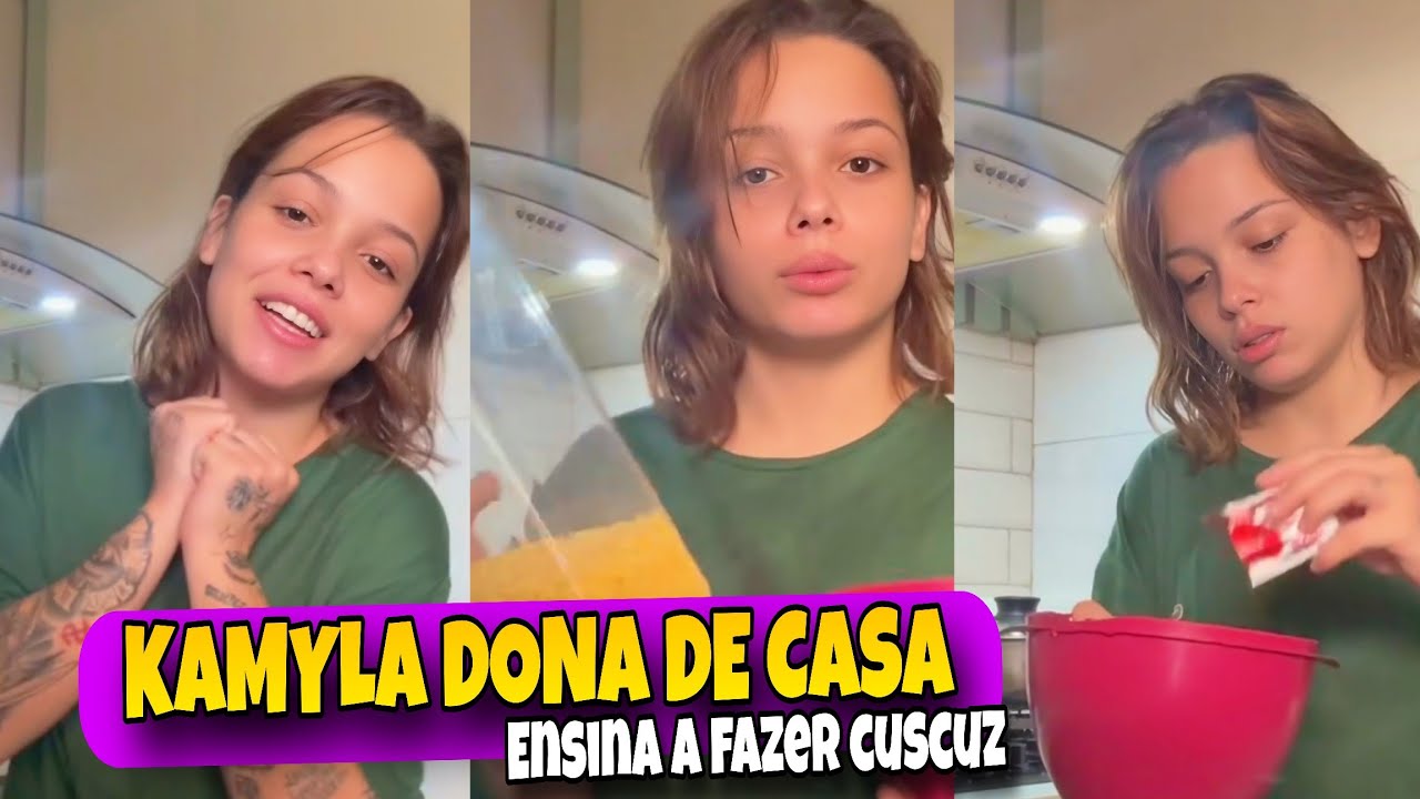 Kamyla ensina a fazer cuscuz 