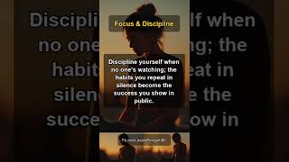 Focus🔥 Success Loves Consistency! #Discipline
