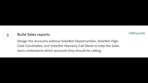 Build Sales reports Trailhead Solution #90 #14_03_2023
