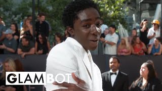Caleb McLaughlin GLAMBOT: Behind the Scenes at Emmys | E! Red Carpet & Award Shows