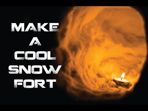 How to Make a Cool Snow Fort! #1