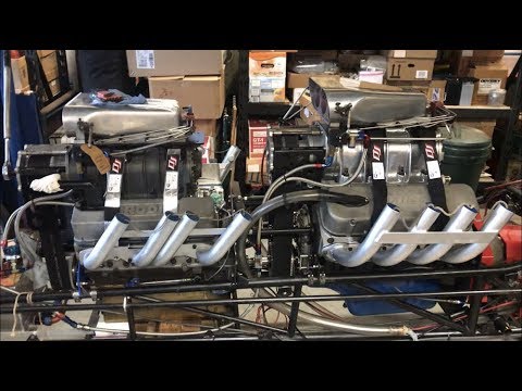 Matsuda Racing’s Blown Alcohol Twin Engine Dragster Preview 2018 - YouTube