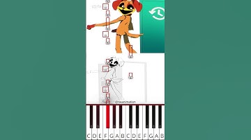 Door to the past (@tieanimation) Poppy Playtime 3 Animation - Octave Piano Tutorial