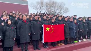 惊！中国冬奥军团天安门宣誓：报答（暴打）领袖豁出去！ | 明镜现场